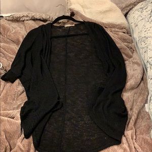 Black cardigan